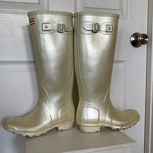 Hunter Metallic Original Tall Rain Boots